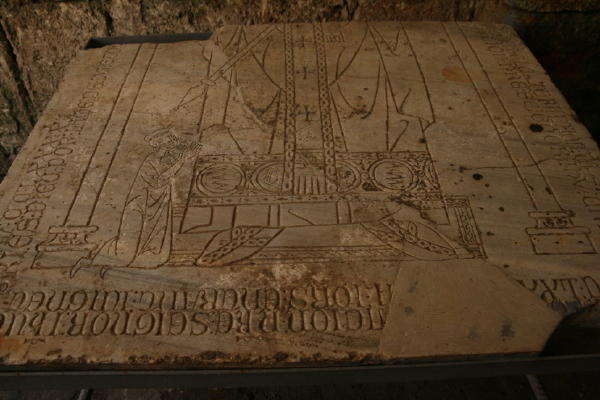 Templar tomb stone