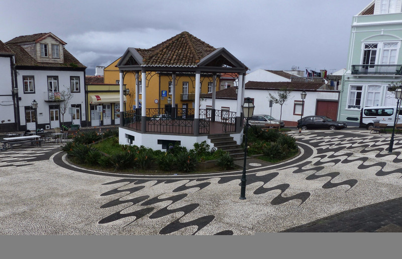 Azores north island village square