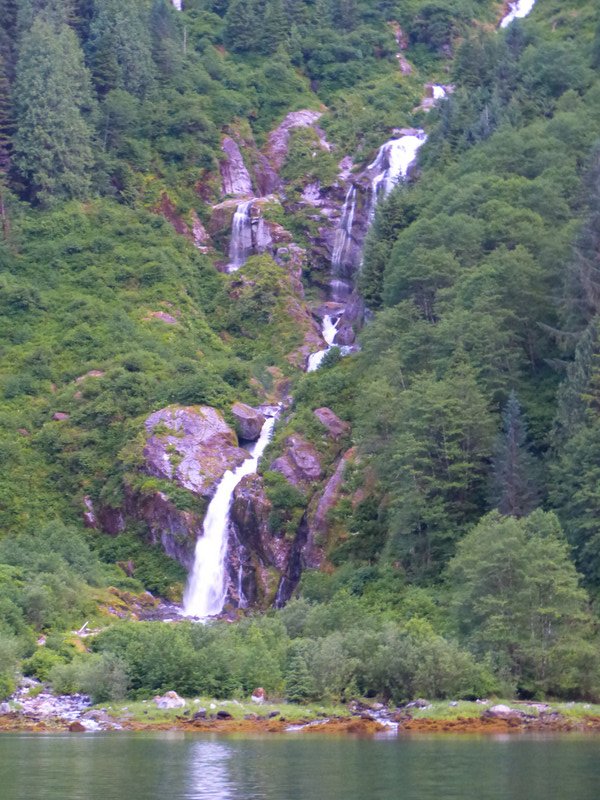 Khutze Inlet waterfall