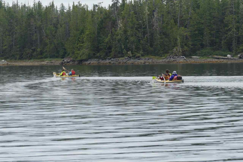Kayaks in Reid Harbor