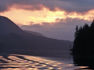 Sunset in Johnston Strait