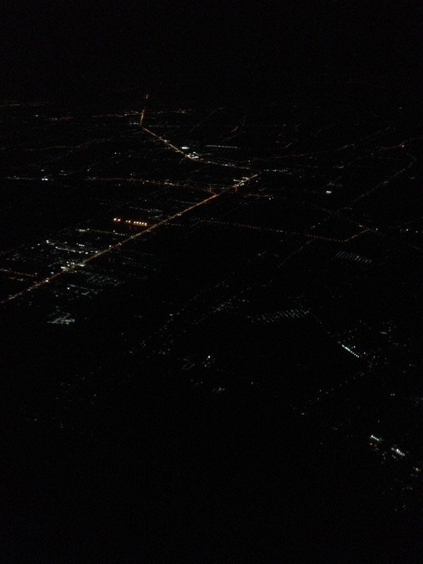 Bangkok by night, from above!