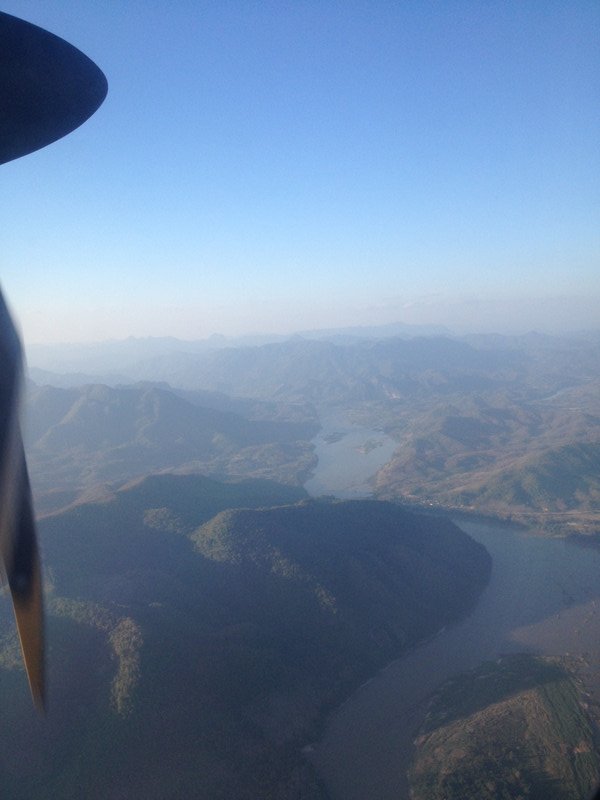 Laos from up there!