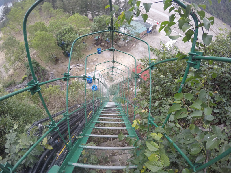 The infamous green ladder!