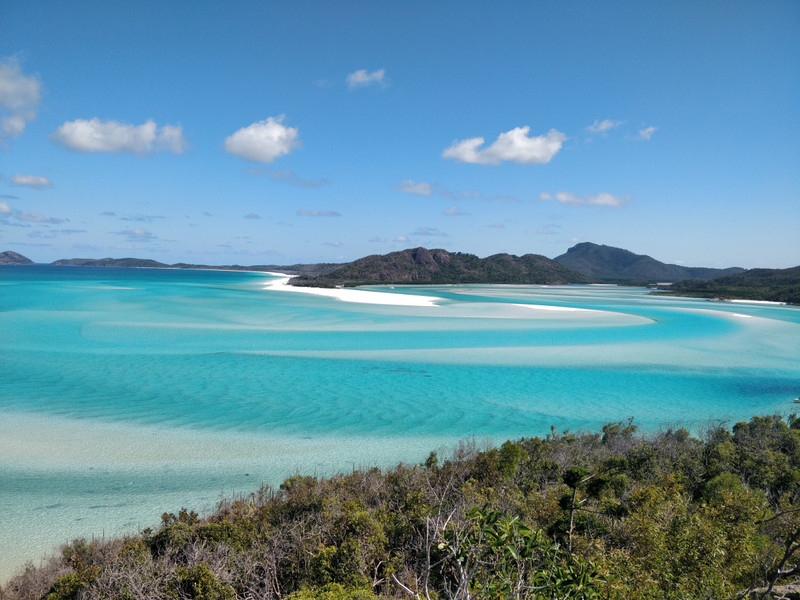 Paradise - Whitehaven Beach from Hill inlet viewpoint