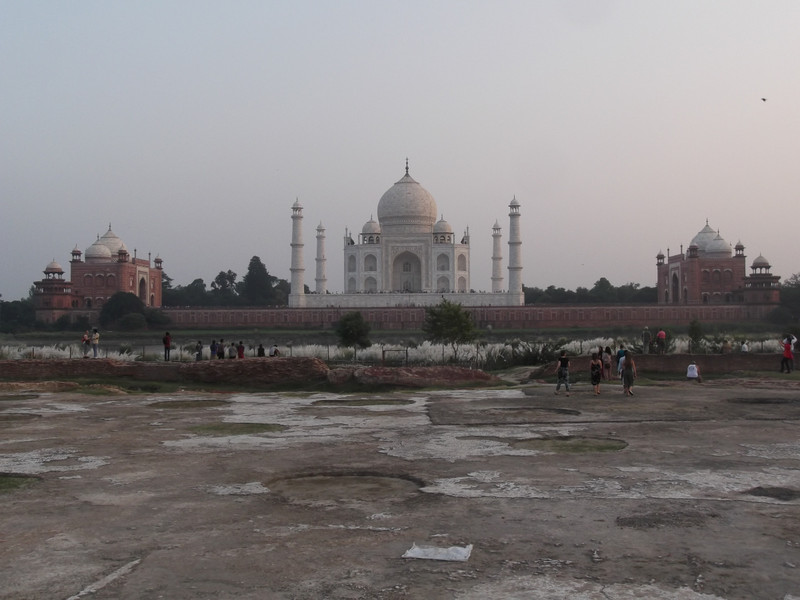 Taj Mahal Back Sunset 2
