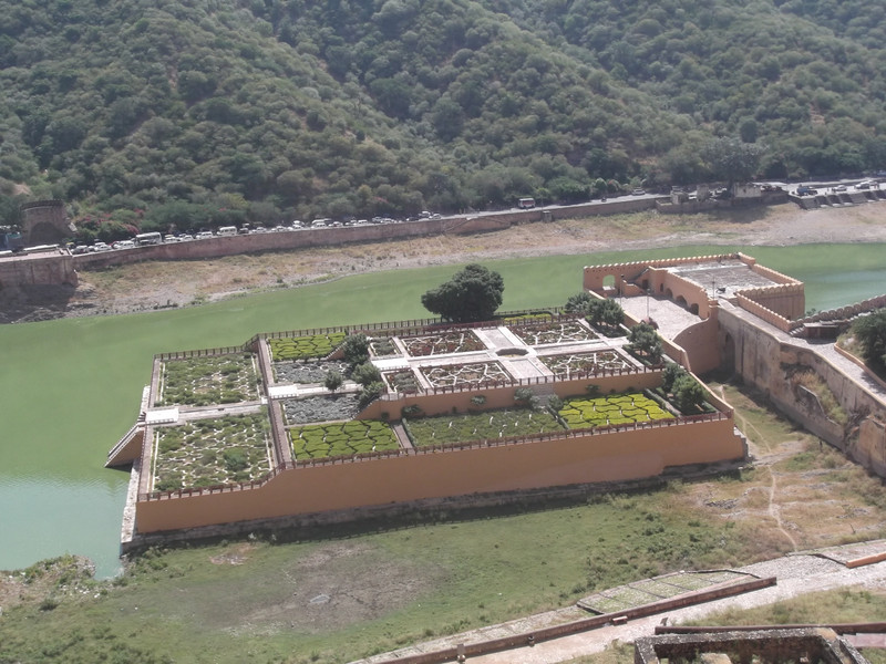 Jaipur Amber Fort Moat and Garden