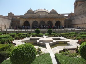 Jaipur Amber Fort Formal Garden