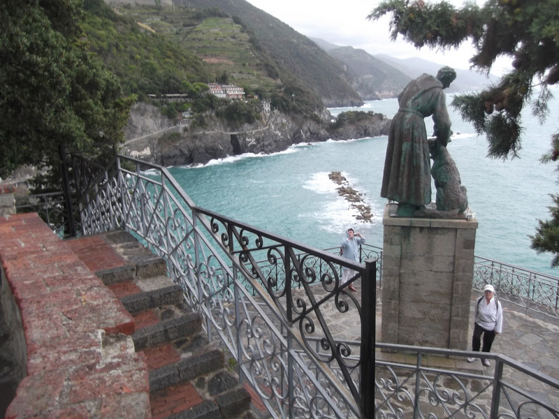 Cinque Terre Monterosso St Francis Statue