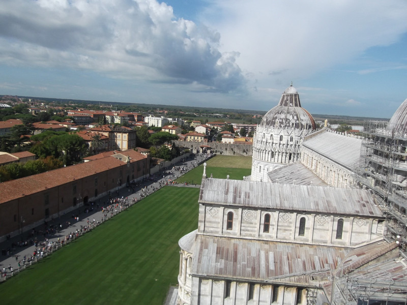 Pisa Tower Leaning View
