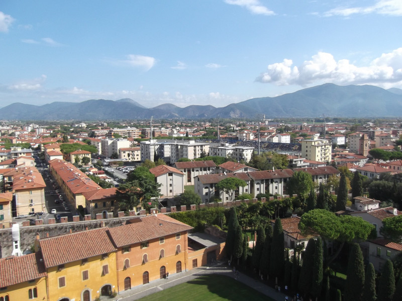 Pisa City and Hills