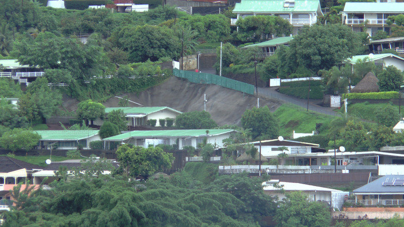 Papeete, Tahiti, Landslide