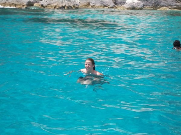 Swimming in the Tyrrrhenian Sea