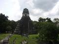 View of Temple 1 in Tikal from the top of Temple 2