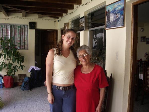 With my Guatemalian Grandmother, Consuala