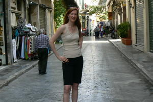 Suzanne in the Plaka