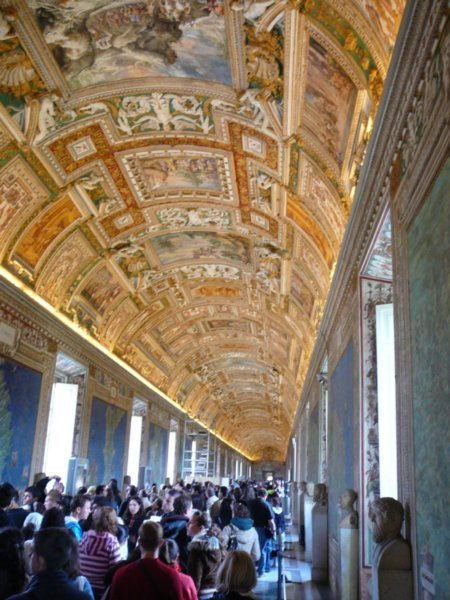 The Map Room at the Vatican Museum
