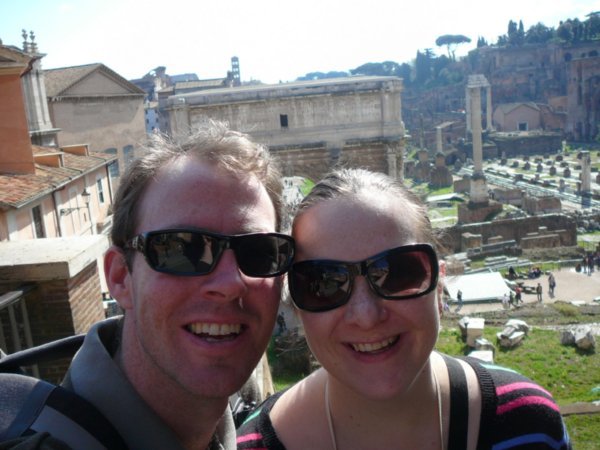Us at the Roman Forum