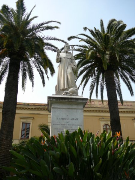 Statue of St Antonino in Sorrento