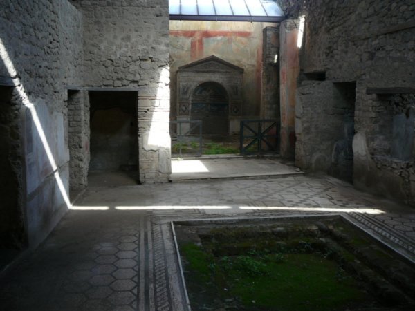 The inside of a Roman Tavern