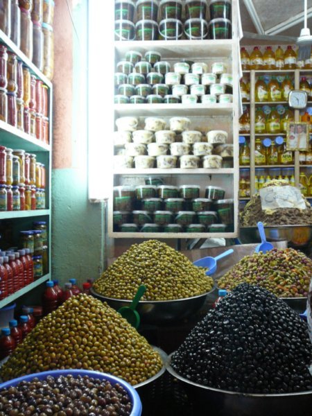 Some fresh produce in the markets at Marrakech