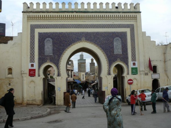 Bab Bou Jeloud (Blue Gate in Fes)