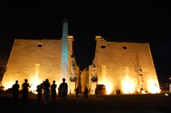 Entrance to the Luxor Temple