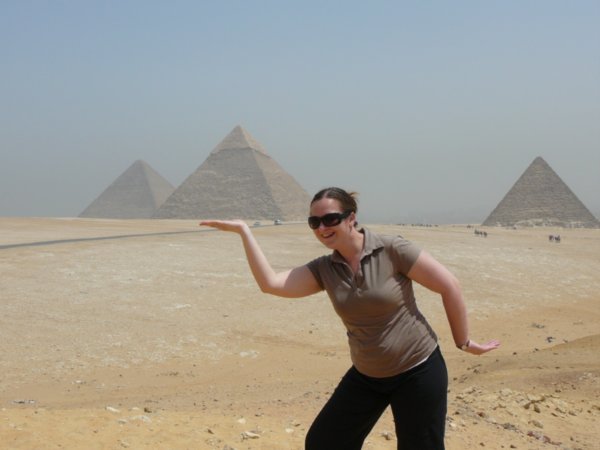 Trish at the Pyramids