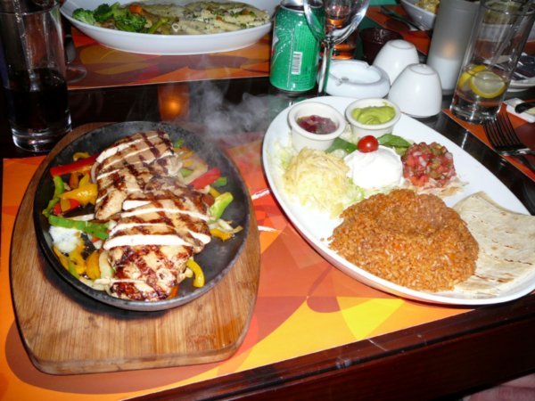 One of our meals at SteakOut!