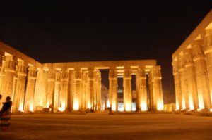 Inside Luxor Temple