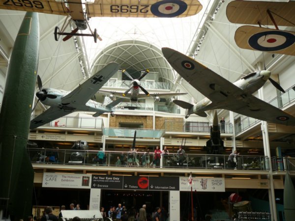 Main foyer of the Imperial War Museum