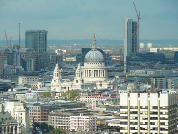 St Paul's Cathedral from the London Eye