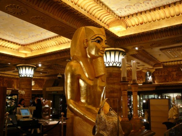 Inside the Egyptian Hall at Harrods
