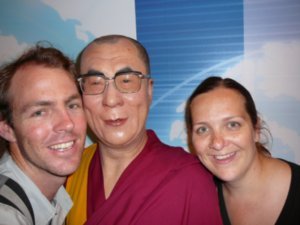 Chilling out with the Dalai Lama