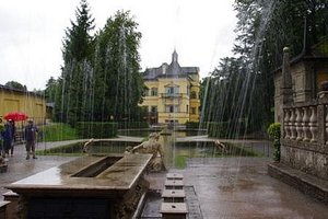 Trick Fountain in Mirabell Gardens