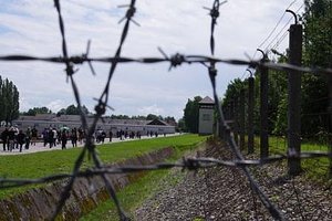 Barbed Wire Fence at Dachau Barbed Wire Fence at Dachau