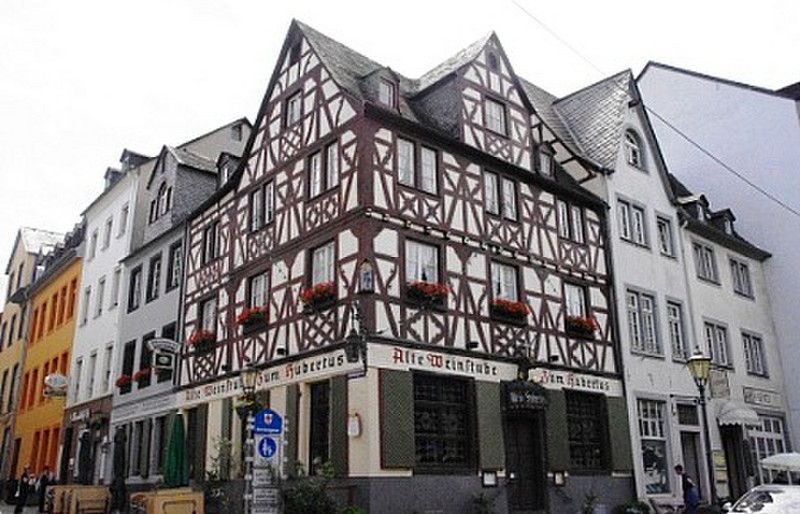 German Restaurant In the Old City of Koblenz 