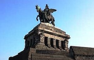 Statue of Emporer William 1 of Germany
