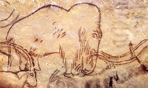 Mammoth in Rouffignac Cave