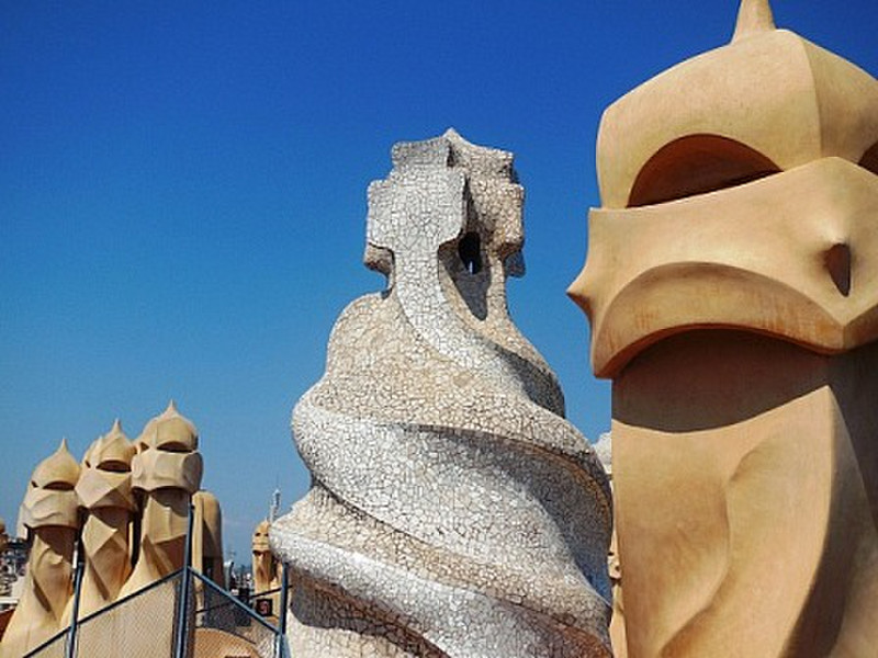 Sculptures on Roof of Casa Mila