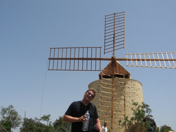 James by a Windmill