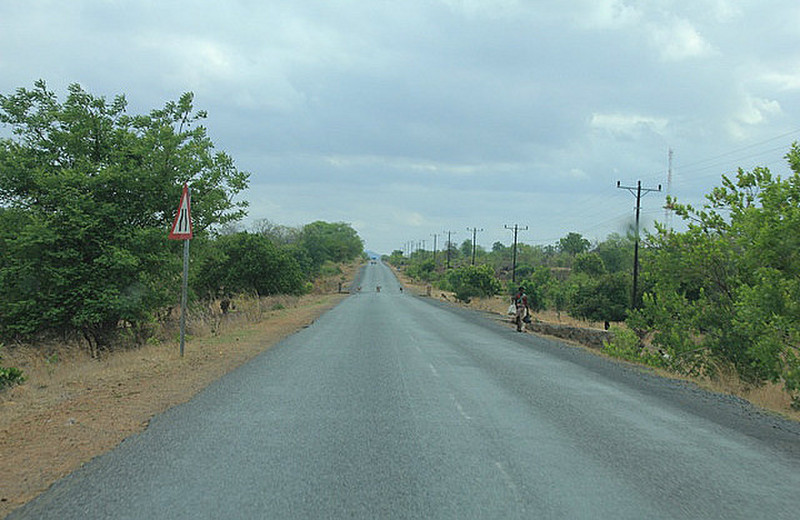 La route au Mozambique