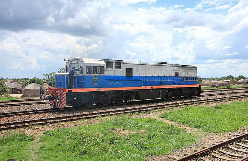 Notre locomotive en Zambie