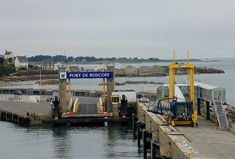 Arriv&eacute;e &agrave; Roscoff