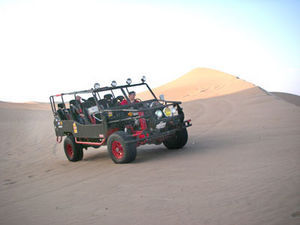One of the savage dune buggies.
