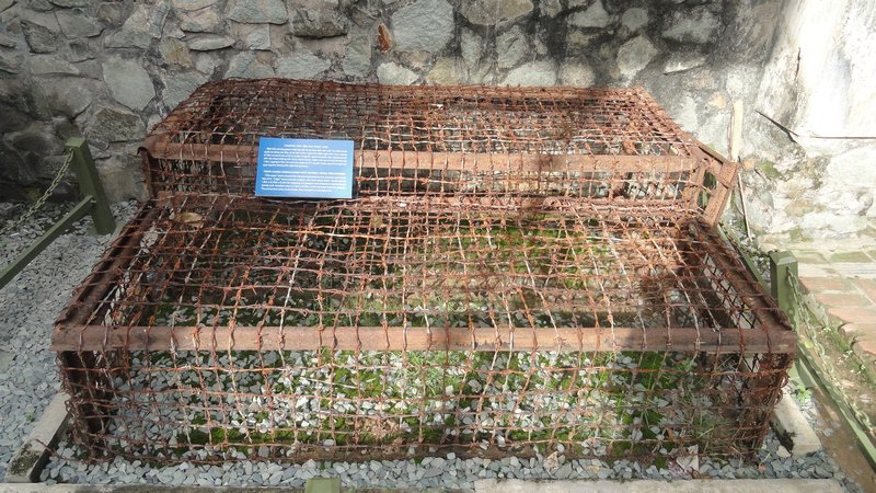 "Tiger cages" used by the US to house captured Viet Cong