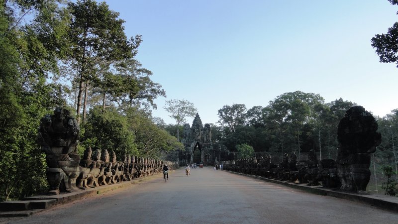 North Gate entrance to the city of Angkor Thom