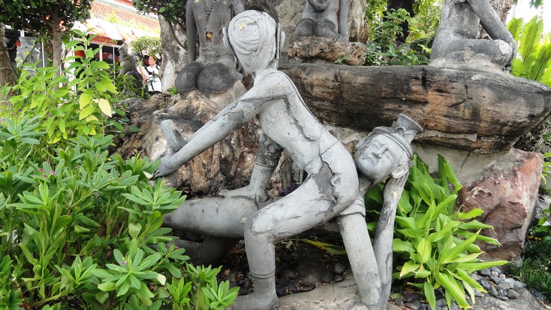 The age old practice of Thai Massage. Ouch!