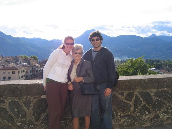 The look-out from the church at Barga