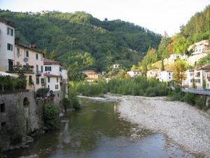 The town of Bagna Di Lucca
